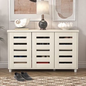 Galano 27.4 in. H x 45.6 in. W Wood Shoe Storage Cabinet (Effortless Assembly & Stylish Storage Solution) - 1 of 4