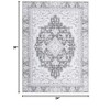 Washable Area Rug Thin Vintage Print Rug, Foldable Indoor Carpet for Living Room, Bedroom - 2 of 4