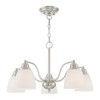Livex Lighting Somerville 5 - Light Chandelier in  Brushed Nickel - 4 of 4