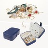 Unique Bargains Travel Portable Leather Jewelry Storage Display Holder - 2 of 4