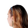 Glamlily 12 Pack Zig Zag Circle Women's Headbands, Rhinestone Hair Accessories, 4.5 in - 3 of 4