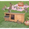 Tinyhomie Large Rabbit Hutch Bunny Cage - 2 of 4