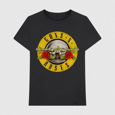 Men's Guns N Roses Short Sleeve Graphic T-Shirt - Black