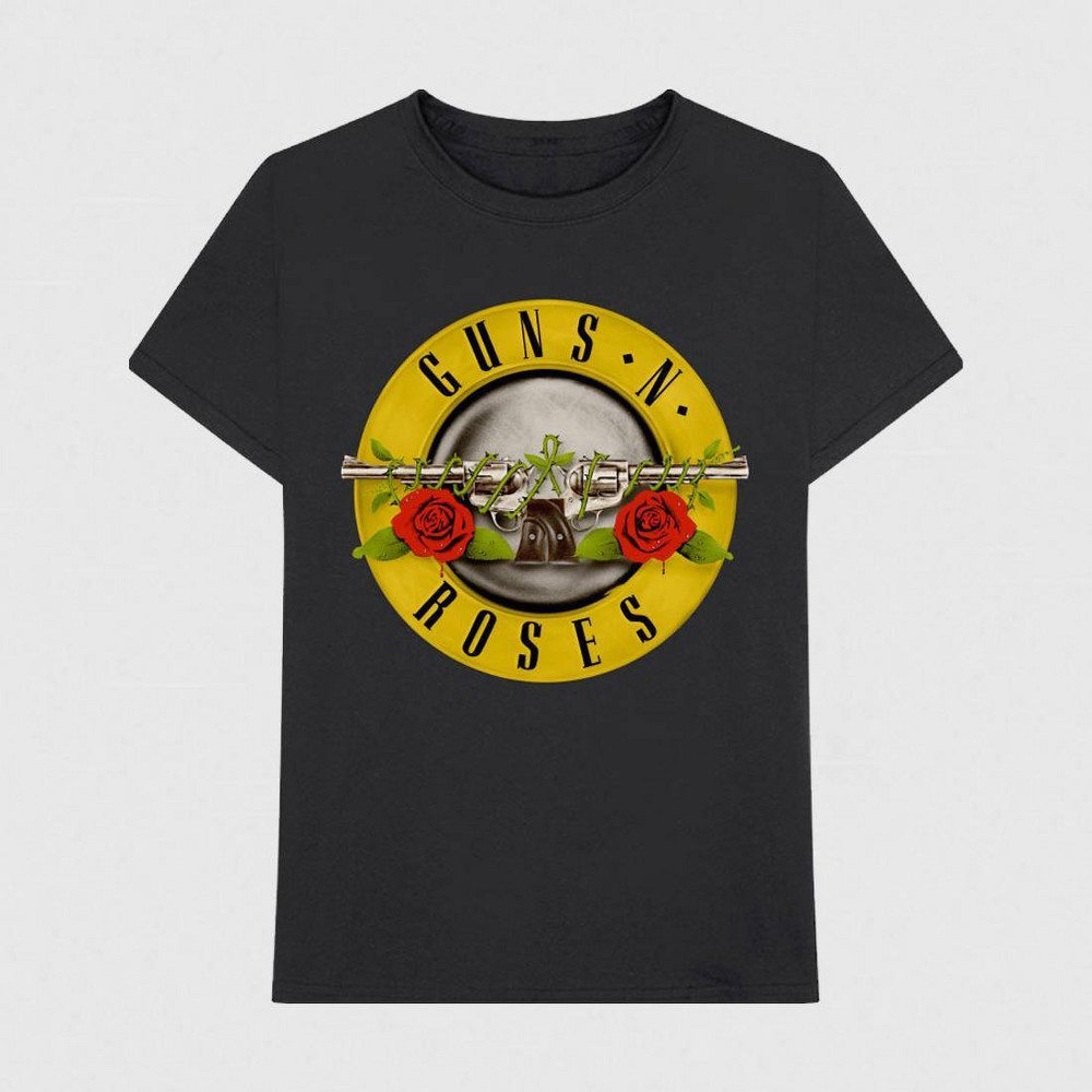 Men's Guns N Roses Short Sleeve Graphic T-Shirt - Black XL was $12.99 now $8.0 (38.0% off)