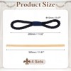 Unique Bargains Cotton Hand-Woven Decorative Drape Curtain Tiebacks with Wood Club - 2 of 4