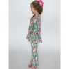 RuffleButts Toddler Girls Holiday Ruffle Flare Pajama Set - 4 of 4