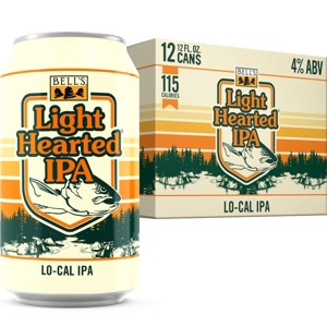 Bell's Light Hearted IPA Beer - 12pk/12 fl oz Cans - 1 of 4