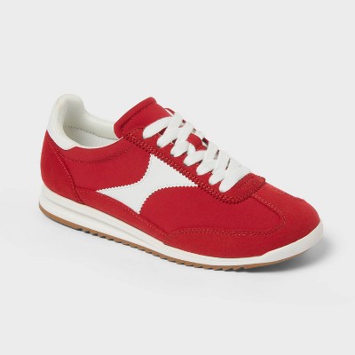Keds Ace WH61495 Women's White & Red Leather Sneakers - Brand New No Box (Size G22)