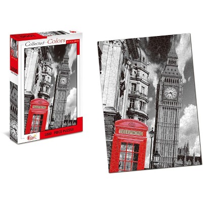 Toynk Collected Colors London Call Box 1000 Piece Jigsaw Puzzle