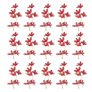 Unique Bargains Artificial Stems Home Wedding Decoration Headdress Wreath Orchid Fake Flower 15 Pcs - 1 of 4