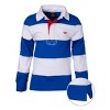 Sportoli Boys Cotton Striped Long Sleeve Polo Rugby Shirt - 2 of 3