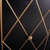 Nessnal Fireplace with Media Storage Black/Gold - Aiden Lane - image 2 of 4