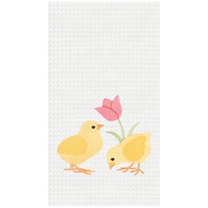 C&F Home Chicks & Tulip Towel - 1 of 4
