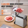 VEVOR Meat Grinder, 3 Lbs/Min Capacity Electric Meat Grinders with Blade, Grinding Plate, Sausage Maker, Kubbe Kit, Burger Press, Silver - 3 of 4