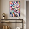 Art Remedy Some Rainbow Petals Retro Abstract Wall Art Framed - 2 of 4