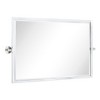 TEHOME Sema Pivot Rectangular Metal Framed Horizontal Wall Mount Bathroom Vanity Mirror - 3 of 4