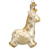 Old World Christmas Blown Glass Ornament for Christmas Tree, Baby's First Christmas Giraffe - 3 of 4