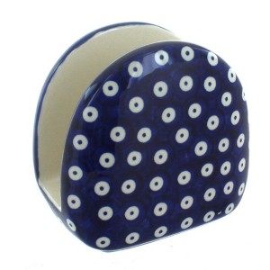 Blue Rose Polish Pottery S130 Manufaktura Napkin Holder - 1 of 2