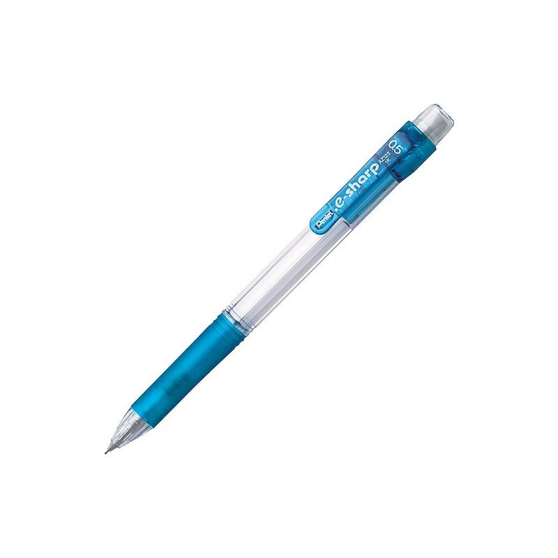 Pentel .e-Sharp Mechanical Pencil .5 mm Sky Blue Barrel AZ125S, 2 of 4