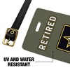 U.S. Army Retired Logo Luggage ID Tags Set of 2 - 4 of 4
