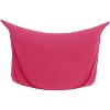 LA LEELA Womens Swim Cover Up Beach Wraps Long Sheer Bathing Suit Beachwear Sarong Coverups Summer Bikini Coverup for Women One Size Pink, Solid - 2 of 4