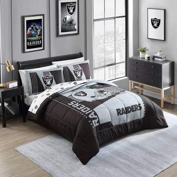 NFL Las Vegas Raiders Status Bed In A Bag Sheet Set - Queen