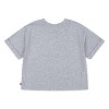 Levi's® Girls' Short Sleeve Roll Cuff T-Shirt - Heather Gray - 2 of 3