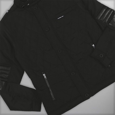 Members Only Men'S Belmont Quilted Jacket-Black-Small — фото 8