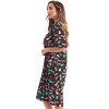Just Love Womens Nightgown - Short Sleeve Henley Oversized Sleepwear Gown - 2 of 3
