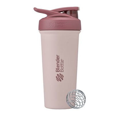 BlenderBottle 25oz Stainless Steel Strada Water Bottle - Rose Red