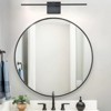 LLHZSY 23 5/8" Minimalist Linear LED Vanity Light Dimmable Wall Sconce Light Bar - Black/Black and Gold/Gold- 6000K - 2 of 4