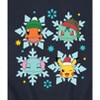 Men's - Pokémon - Pikachu and Friends Snowflakes Graphic Fleece Sweatshirt - 2 of 4