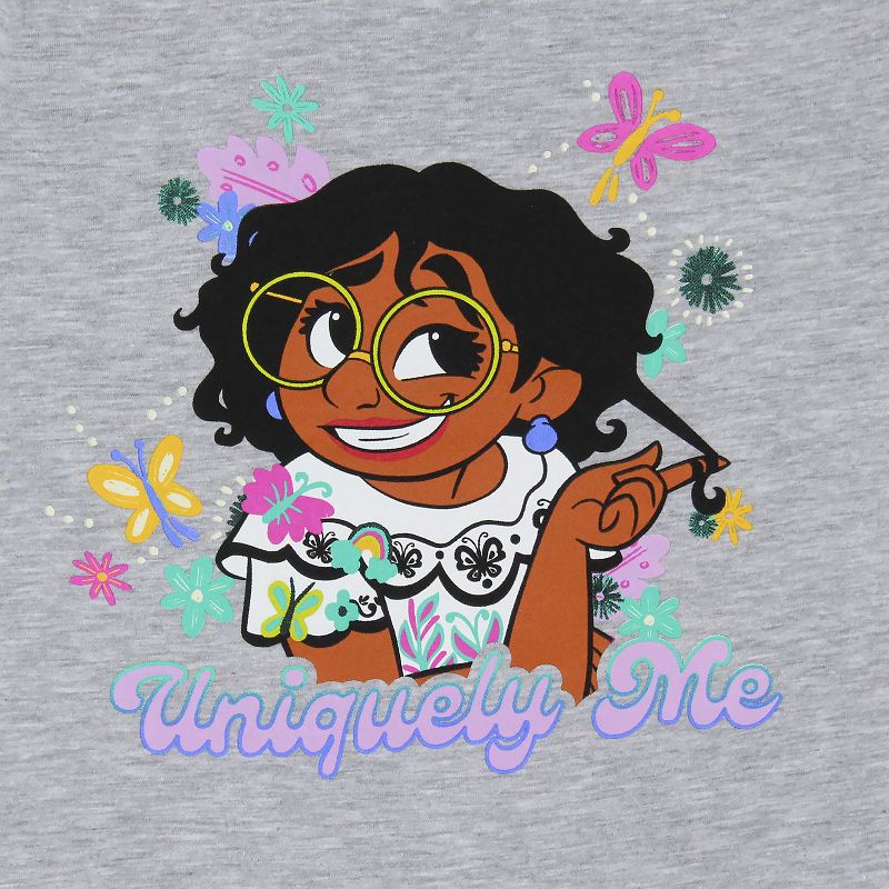 Disney Encanto Girls Mirabel Uniquely Me Graphic Print T-Shirt Kids, 2 of 4