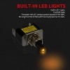 Itopfox 12V LED Toggle Switch with Amber Light, Heavy Duty 30 Amp Rocker Style SPST Design for Car Auto Lights, Fog Lamps, Dome Light - 2 of 4
