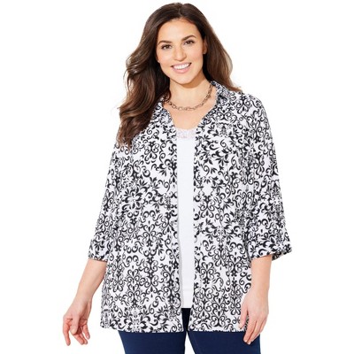 Catherines Women's Plus Size The Timeless Blouse