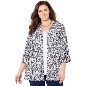 Catherines Women's Plus Size The Timeless Blouse - 1 of 4