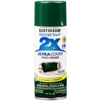 Rust-Oleum 12oz 2X Painter's Touch  Ultra Cover Gloss Spray Paint Dark Green