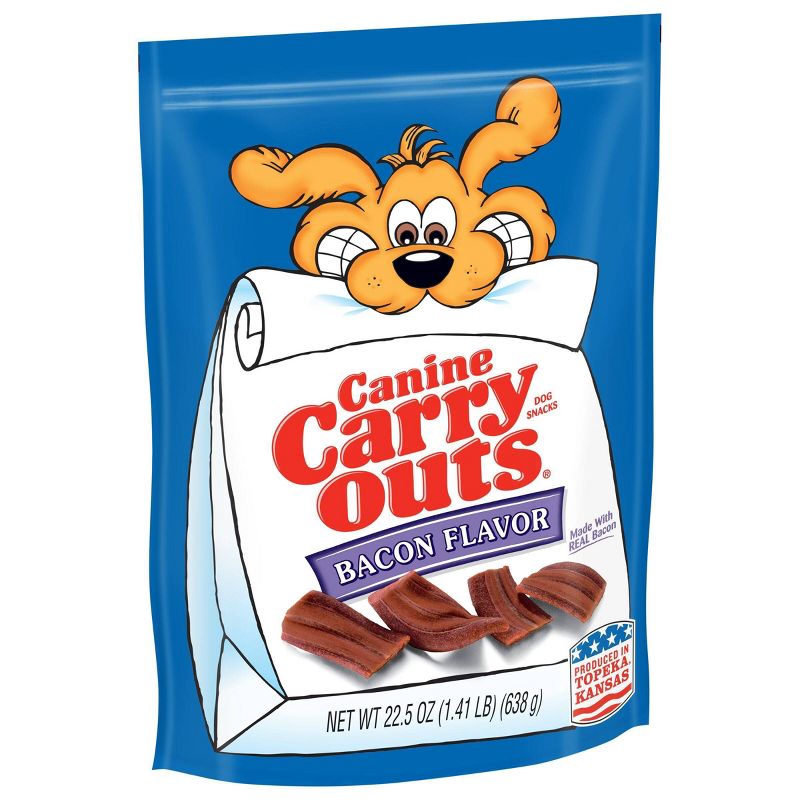 Canine Carry Outs Bacon Chewy Dog Treats, 6 of 8