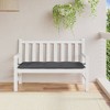 vidaXL Garden Bench Cushion Melange Anthracite 47.2"x19.7"x2.8" Fabric - 3 of 4