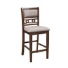 New Classic Furniture,Gia Solid Wood Counter Table 2 Chairs In Cherry Brown - 2 of 4