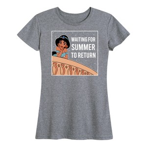 Women's - Disney Princess - Waiting For Summer Short Sleeve Graphic T-Shirt - 1 of 4