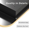 SpassWay 24 x 36 Inch Recessed or Wall Mount Medicine Cabinet Black Bathroom Storage with 3 Cupboards - 4 of 4