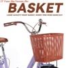 24" & 26" Cruiser Bike Commuter Bike Beach Cruiser w/ Ergonomic Upright Design, w/Basket & Adjustable Seat - 3 of 4