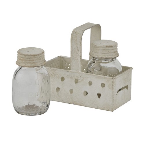 Bormioli Rocco Quattro Stagioni Set Of 3 Mason Jars, Salt & Spice