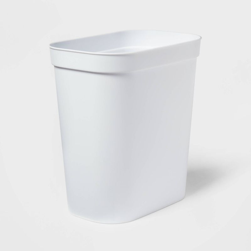 2.5gal Waste Basket White - Brightroom&#8482;, 1 of 5