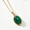 Ross-Simons 5.00 Carat Emerald Pendant Necklace in 18kt Gold Over Sterling Size 18 - 3 of 4