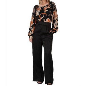 Women's Satin Trousers - LUCCA - 1 of 4