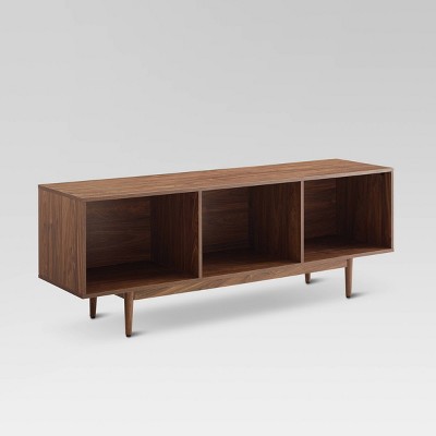 Large Liam Record Storage Console Cabinet Walnut - Crosley