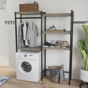 CuisinSmart 5-Tier Laundry Room Shelves, Heavy Duty Washer Dryer Shelf, Freestanding Laundry Drying Rack for Home balcony - 1 of 4