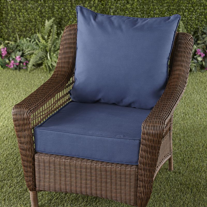 The Lakeside Collection 2-Pc. Outdoor Seat Cushion Sets, 5 of 6